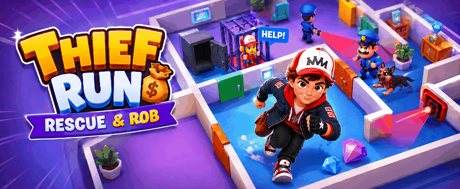 Thief Run: Rescue & Rob, a mobile game by Flux Play Games